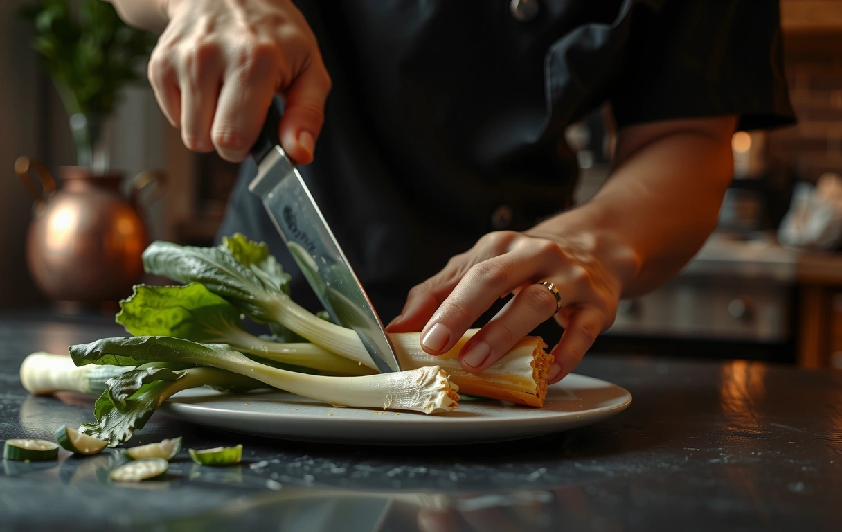 Precyzyjne cięcie kucharza